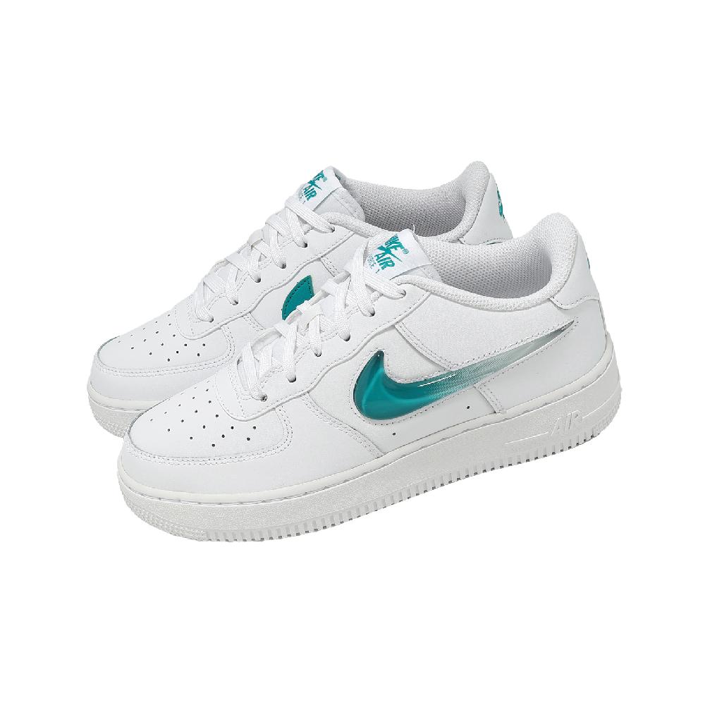 NIKE 耐吉 休閒鞋 Air Force 1 JES GS 大童 女鞋 白 AF1 IR0595-100