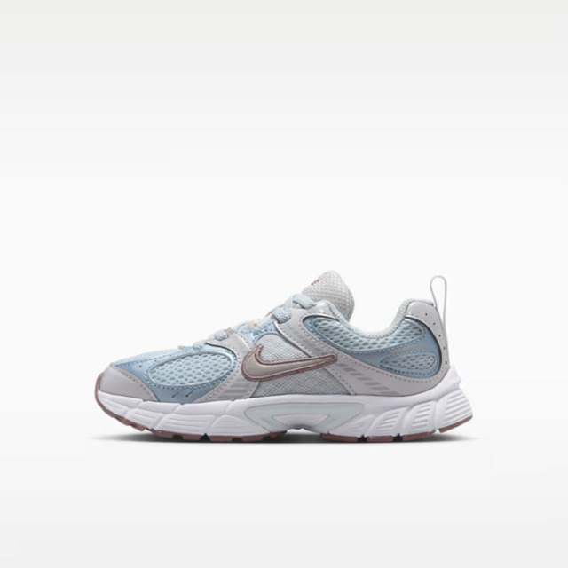 NIKE 耐吉 Nike 耐吉 V5 RNR E PS [HQ6412-400] 中童 運動休閒鞋 舒適 緩震 Y2K 淺藍 白