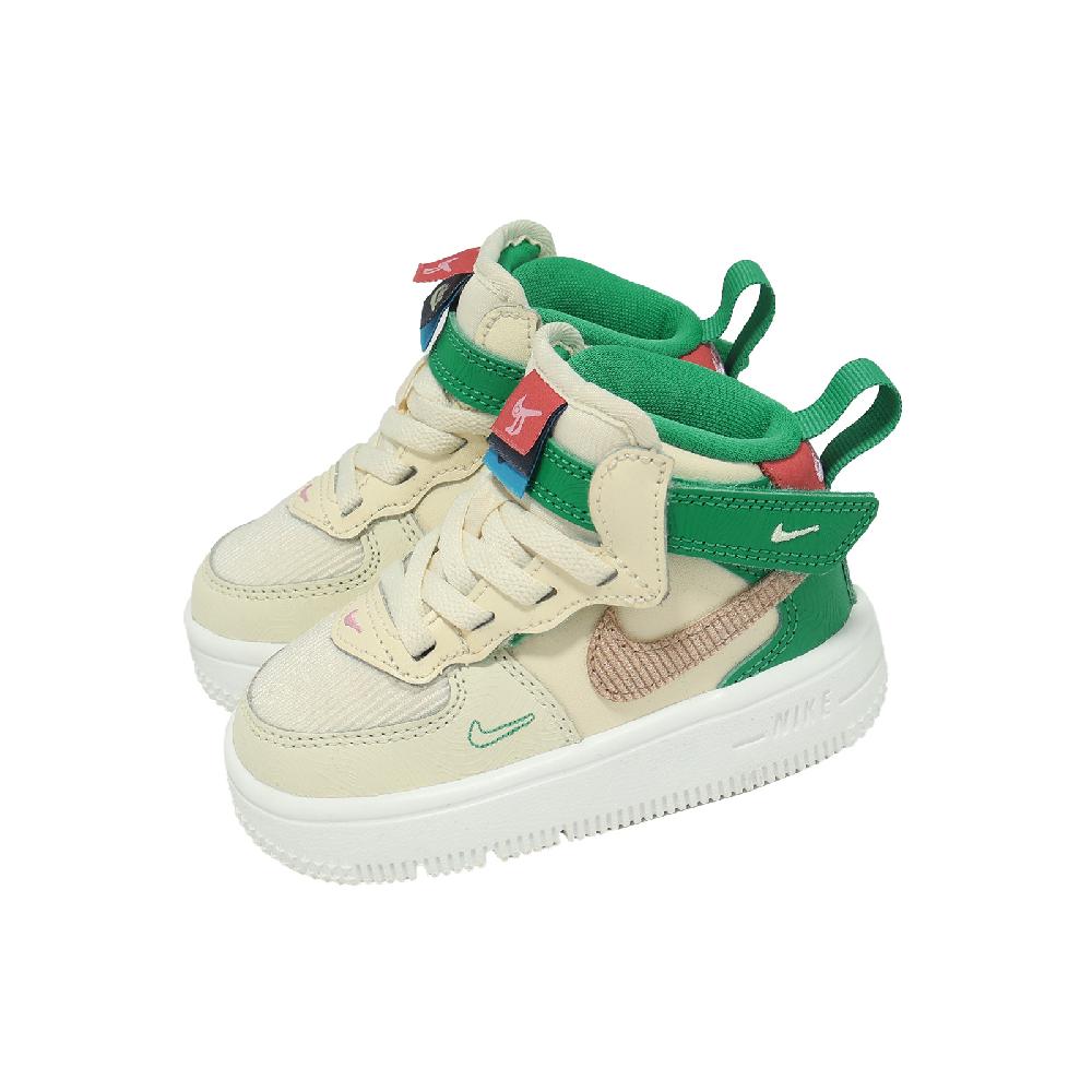 NIKE 耐吉 休閒鞋 Force 1 Mid Easyon SE TD 小童 學步鞋 米 FQ3693-100