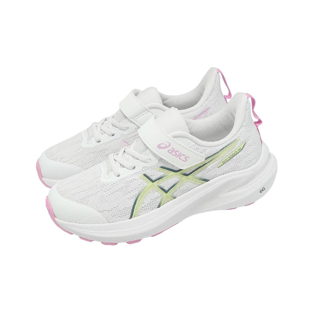 Asics 亞瑟士 慢跑鞋 GT-1000 14 PS 中童鞋 小朋友 白 魔鬼氈 運動鞋 1014A381102