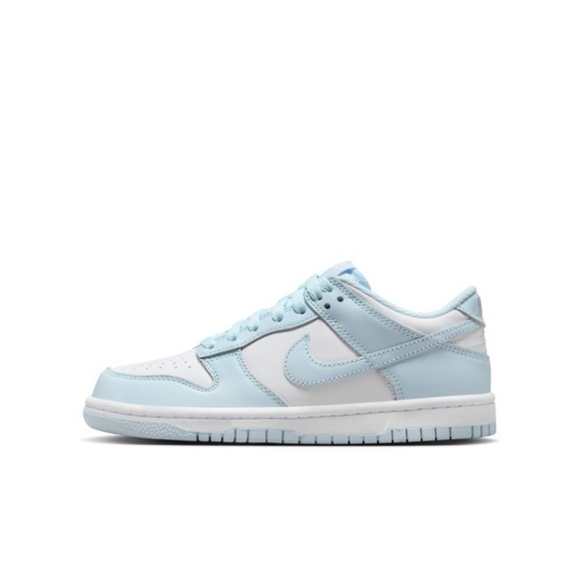 NIKE 耐吉 Nike 耐吉 Dunk Low GS FB9109-105 大童 休閒鞋 復古鞋 低筒 舒適 穿搭 白 冰川藍