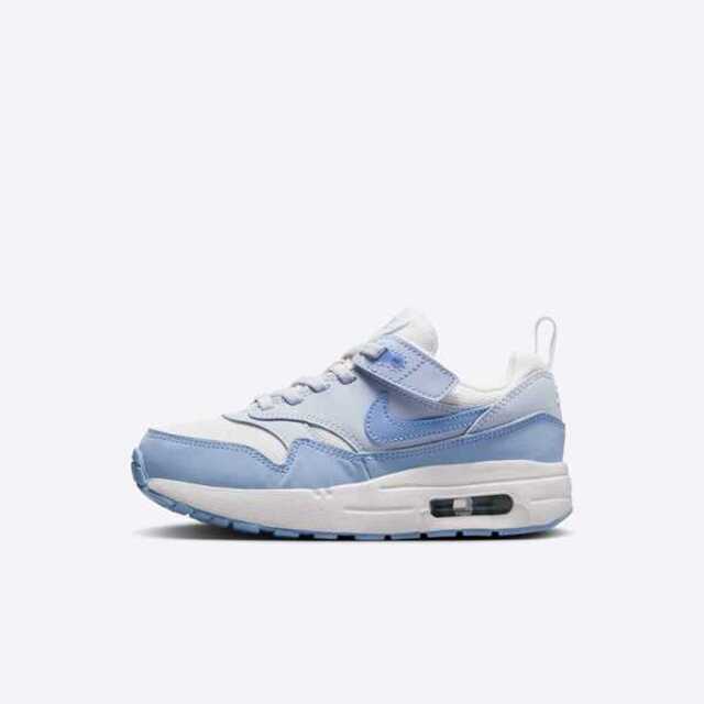 NIKE 耐吉 Nike Air Max 1 Easyon PS [DZ3308-116] 中童 運動休閒鞋 氣墊 緩震 淺藍 白