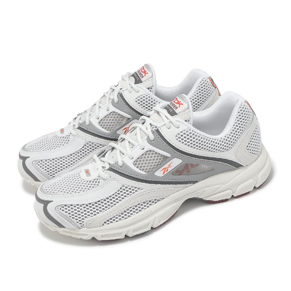 Reebok 慢跑鞋 RBK Premier Trinity KFS 男鞋 白 灰 麂皮 網布 拼接 緩衝 運動鞋 100204584