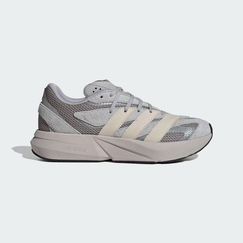 adidas 愛迪達 LIGHTBLAZE 跑步鞋 男 灰棕-JQ9973