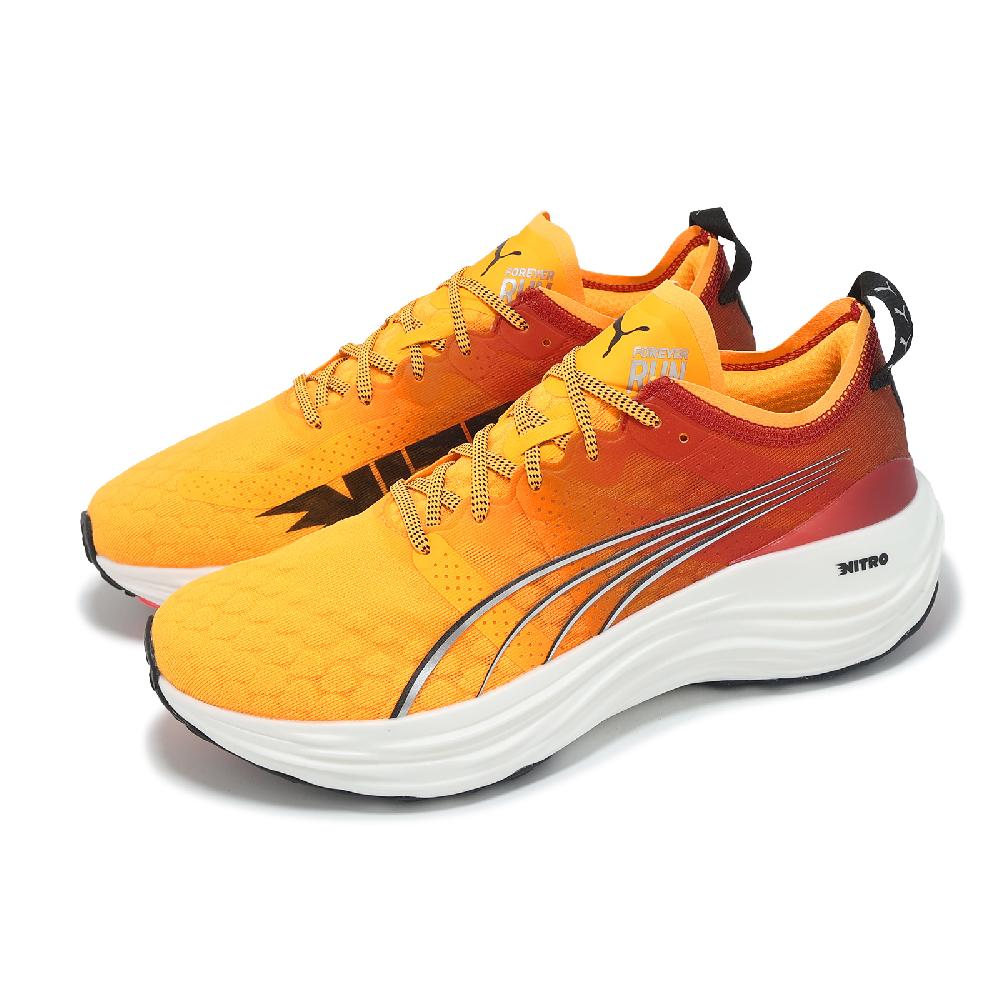 PUMA 彪馬 慢跑鞋 ForeverRun Nitro 女鞋 橘 紅 氮氣中底 緩衝 運動鞋 31048001