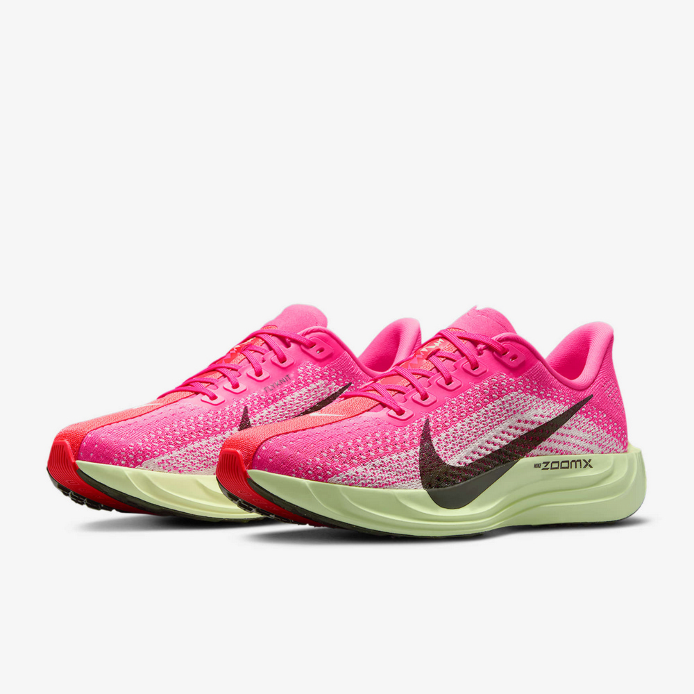 NIKE 耐吉 W PEGASUS PLUS 女鞋 跑步鞋 桃紅色 綠-HV3032600