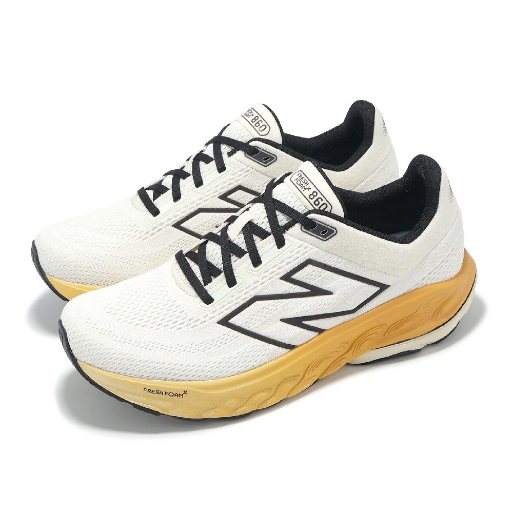 慢跑鞋 Fresh Foam X 860 V14 2E 寬楦 男鞋 米 黃 緩衝 運動鞋 M860Y14-2E