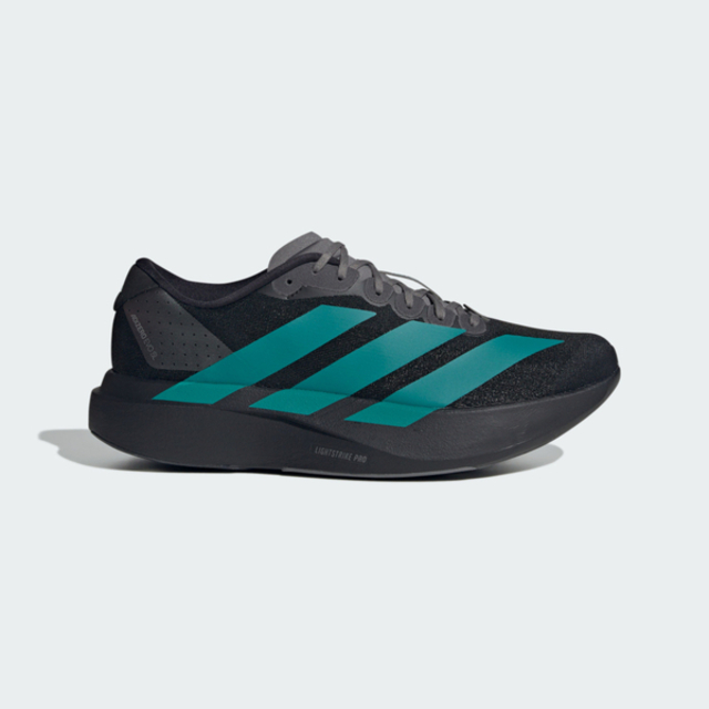 adidas 愛迪達 Adidas Adizero EVO Sl M JS4488 男 慢跑鞋 彈力 支撐 緩震 黑 綠