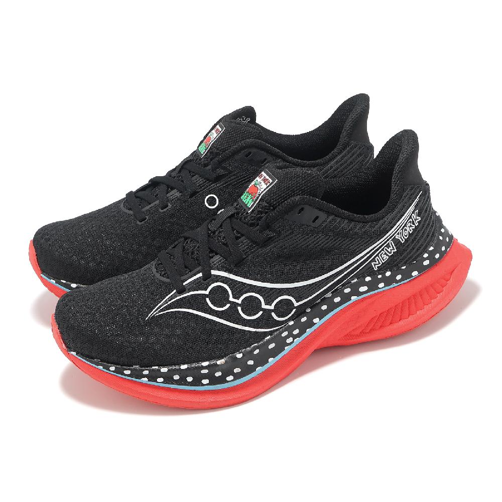 SAUCONY 索康尼 競速跑鞋 Endorphin Speed 5 男鞋 黑 紅 紐約馬拉松 緩震 尼龍板 索康尼 S21007212