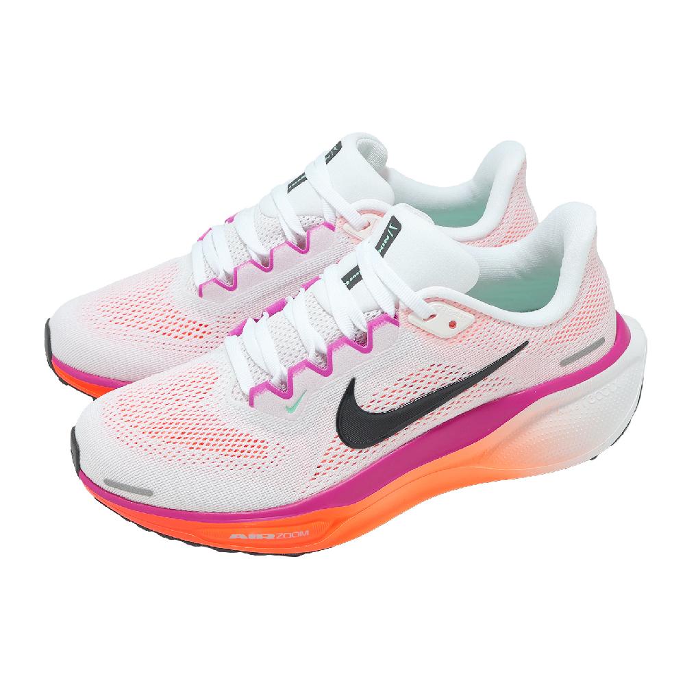 NIKE 耐吉 慢跑鞋 Wmns Air Zoom Pegasus 41 女鞋 白 粉紅 小飛馬 運動鞋 FD2723-120