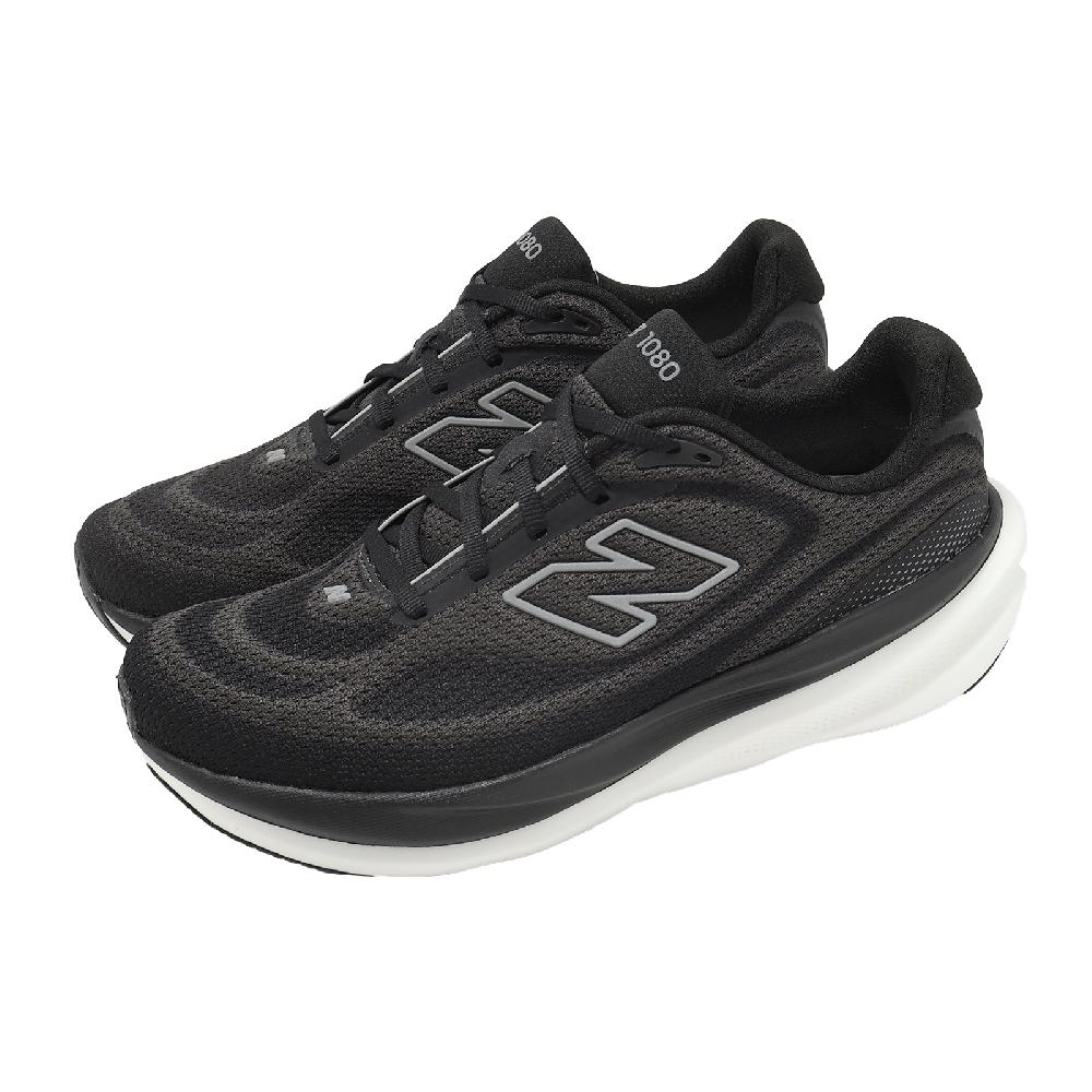 New Balance 紐巴倫 慢跑鞋 1080 V15 D 寬楦 女鞋 黑 灰 緩衝 回彈 運動鞋 W1080815-D