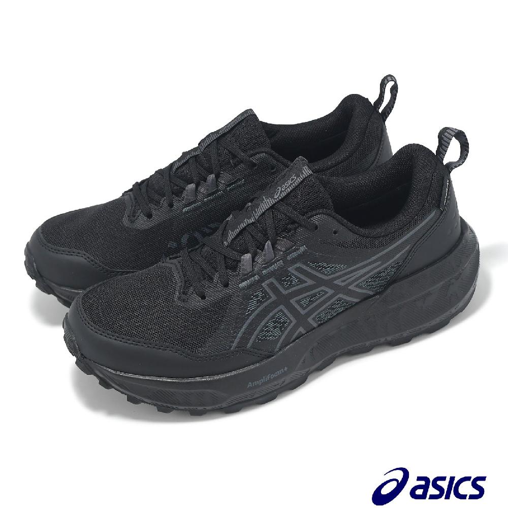 Asics 亞瑟士 越野跑鞋 GEL-Sonoma 8 GTX 女鞋 黑 灰 防水 抓地 緩衝 戶外 運動鞋 1012B770002
