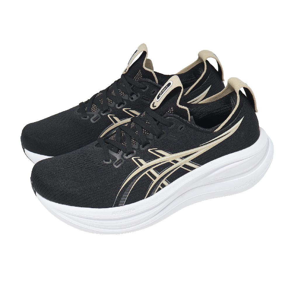Asics 亞瑟士 慢跑鞋 GEL-Nimbus 28 2E 寬楦 男鞋 黑 白 緩震 運動鞋 1011C144002 1011C144002