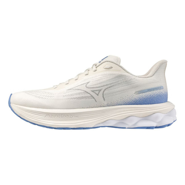 MIZUNO 美津濃 Mizuno 美津濃 Wave Skyrise 7 J1GD260922 女 慢跑鞋 輕量 避震 日常 跑鞋 米 藍