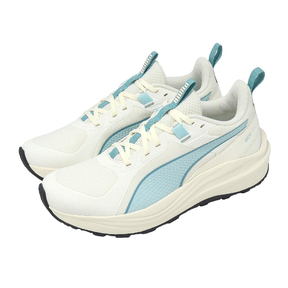PUMA 彪馬 越野跑鞋 Flare Pro Trail 男鞋 女鞋 白 藍 緩衝 抓地 慢跑鞋 311732-13