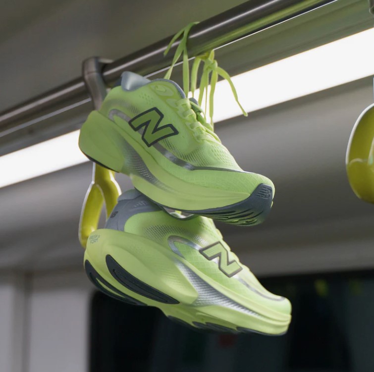 New Balance 紐巴倫 NEW BALANCE 慢跑鞋 ELLIPSE V1 螢光綠 2E寬楦 男 MELPS78S