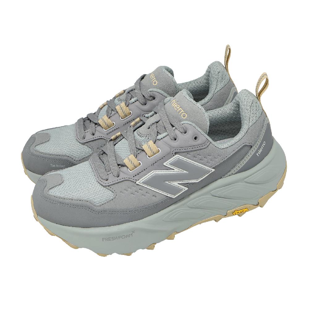 New Balance 紐巴倫 越野跑鞋 X Hierro Trek 2E 寬楦 男鞋 灰 綠 戶外 緩衝 MHIET7WC-2E