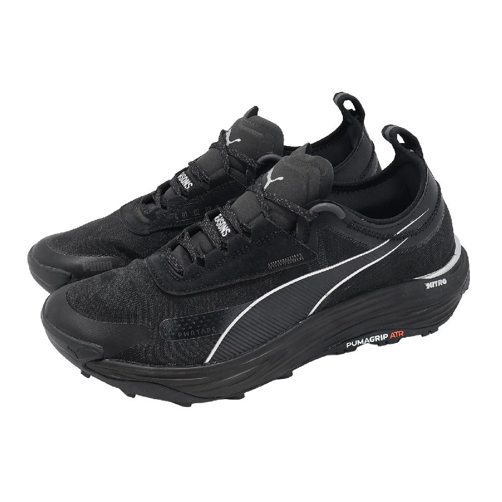 PUMA 彪馬 越野跑鞋 Voyage Nitro 3 男鞋 黑 白 緩衝 支撐 戶外 運動鞋 377745-01