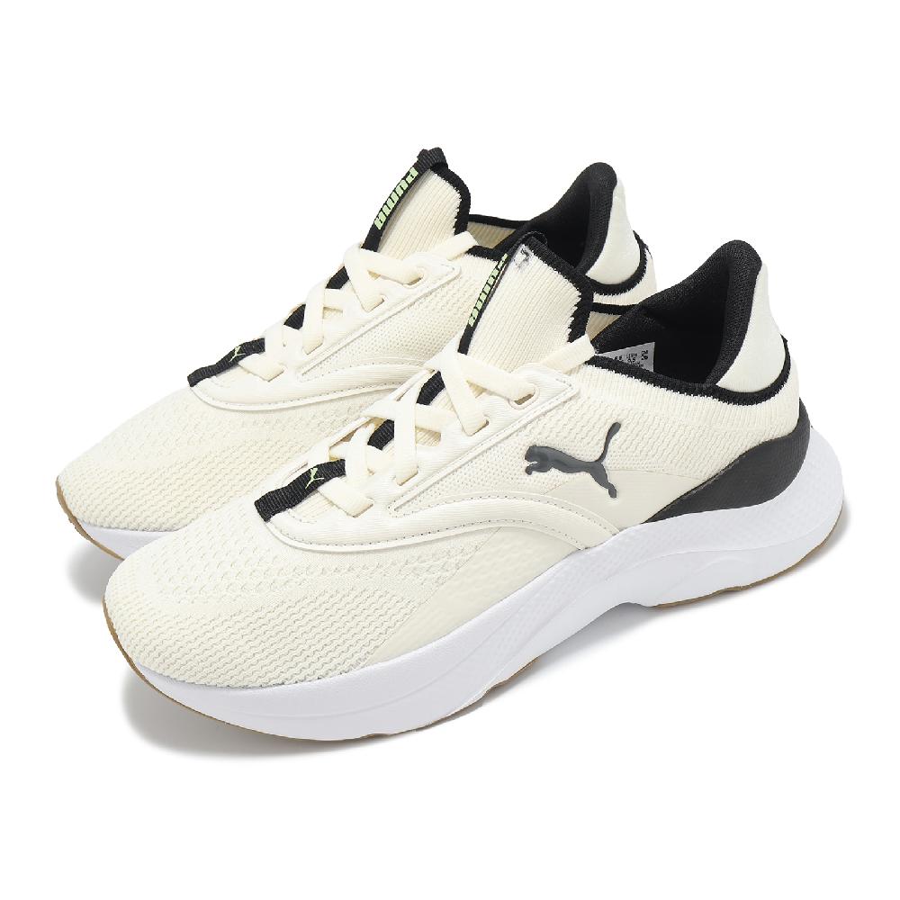 PUMA 彪馬 慢跑鞋 Softride Mayve Wns 女鞋 米白 黑 緩衝 襪套 針織 運動鞋 310160-09