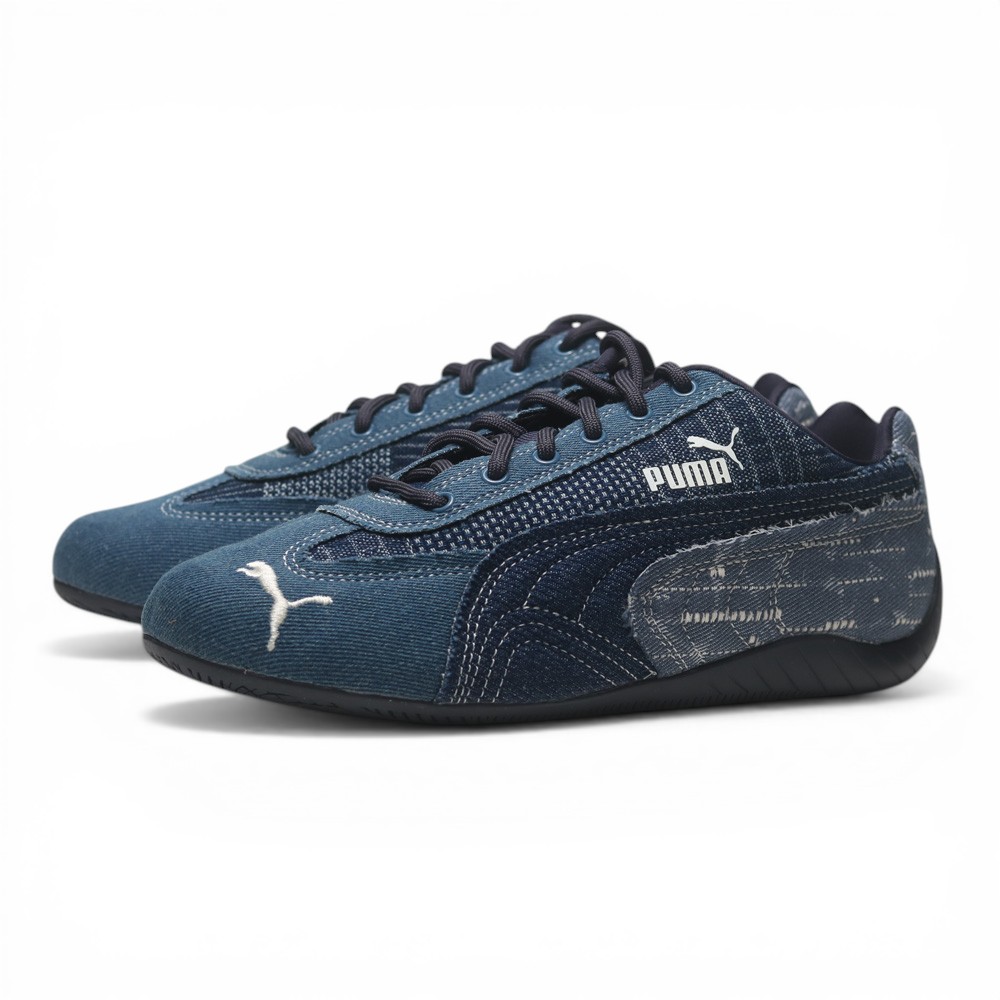 PUMA 彪馬 PUMA 休閒鞋 SPEEDCAT MIX DENIM 藍色 牛仔布 復古 賽車鞋 男女 40812901