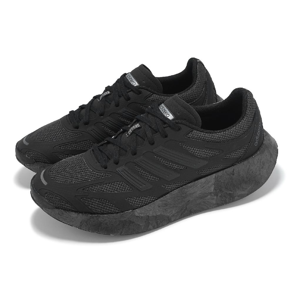 adidas 愛迪達 慢跑鞋 Adizero Aruku 男鞋 黑 厚底 緩震 運動鞋 JH7772
