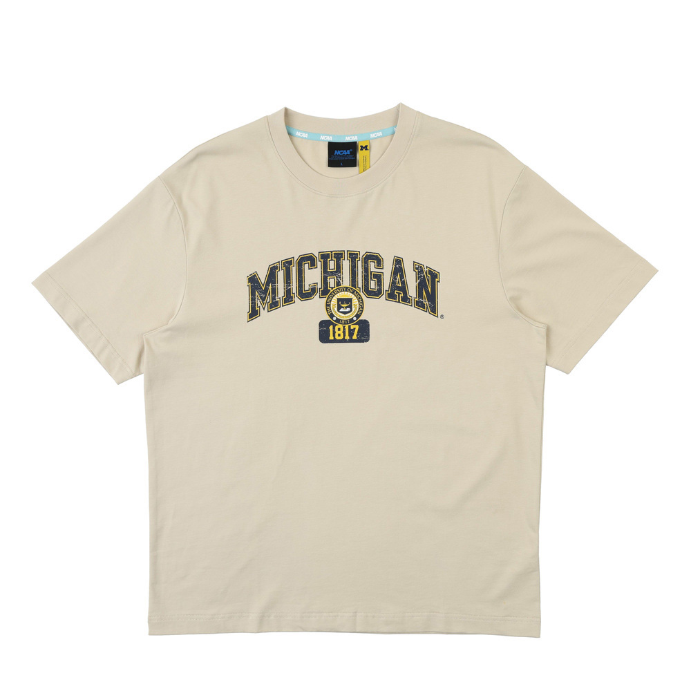 NCAA NCAA 短T 卡其 MCG 排字T 短袖 中性 7625101831