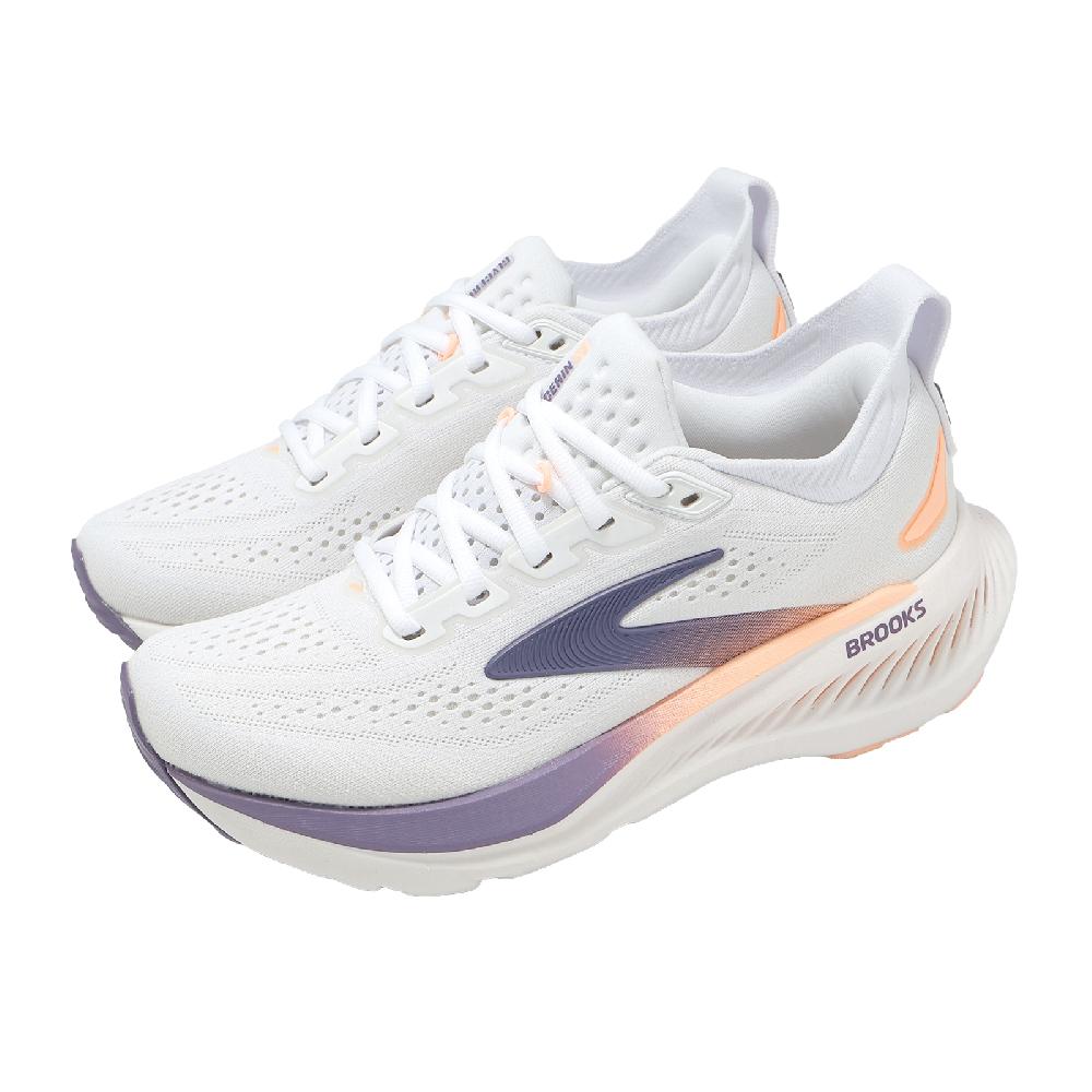 BROOKS 慢跑鞋 Glycerin 23 女鞋 白 甘油 緩震 氮氣中底 運動鞋 1204651B174