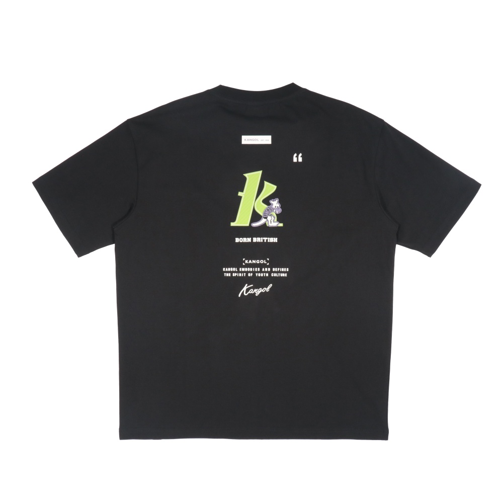 KANGOL KANGOL 短T 黑色 拳擊 袋鼠T 短袖 中性 6525101520