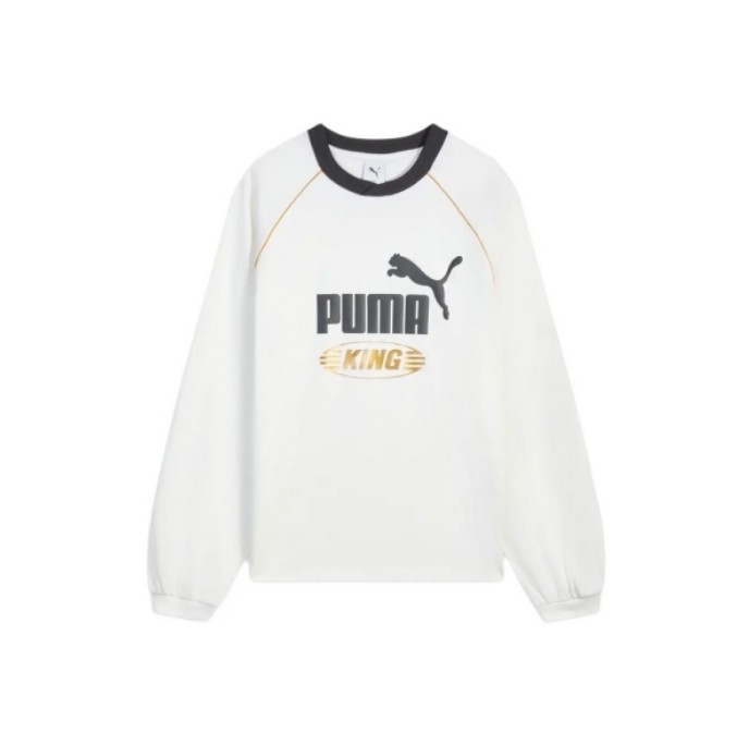 PUMA 長袖 流行系列 FUTURE PUMA ARCHIVE 白色 薄長T 中性 63707802
