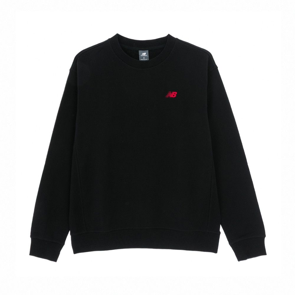 New Balance 紐巴倫 NEW BALANCE 大學T NB 黑色 1906 刺繡 長袖 男 MT53809BK