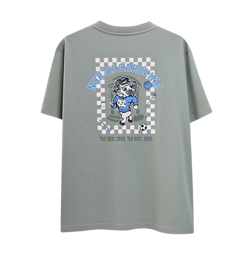 NCAA NCAA 短T 淺綠 印花 UNC 短袖 上衣 中性 7625101171