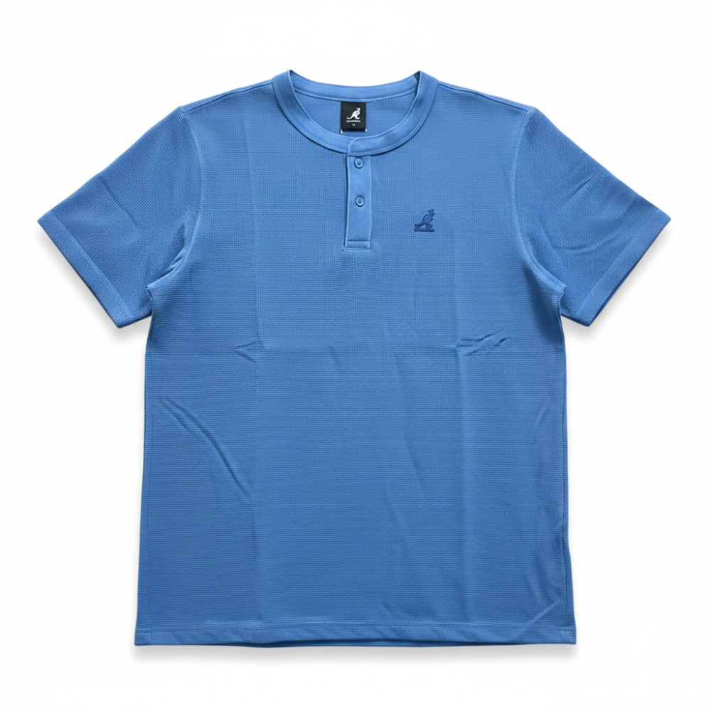 KANGOL KANGOL 短T 藍色 開襟 華格夫 短袖 中性 6625100282