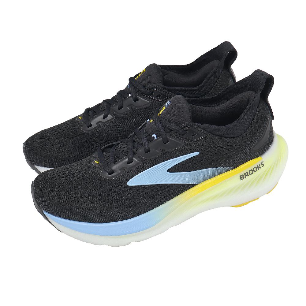 BROOKS 慢跑鞋 Glycerin 23 男鞋 黑 黃 甘油系列23代 氮氣中底 1104761D039