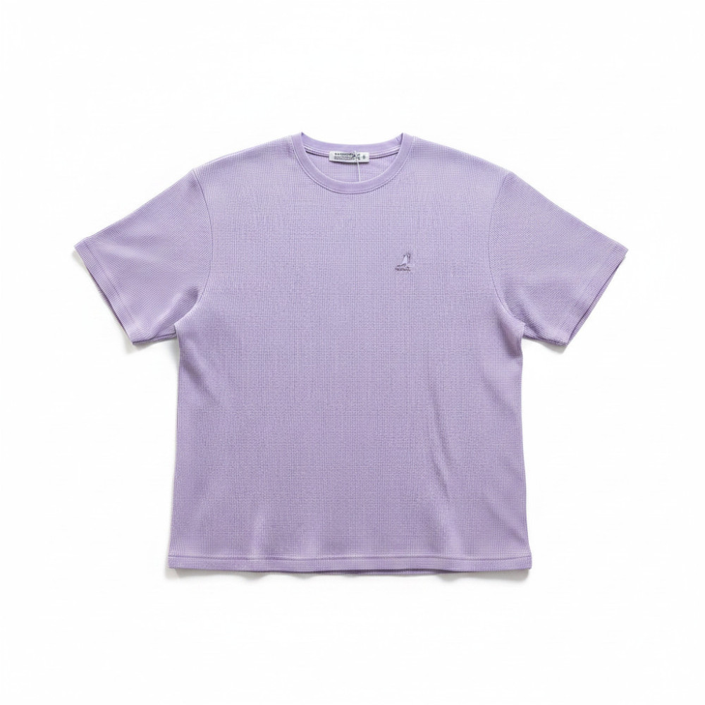 KANGOL KANGOL 短T 紫色 後露背 鏤空 短袖 上衣 女 6622101191