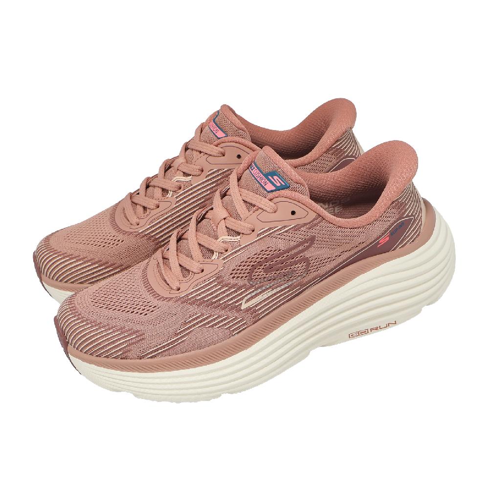 SKECHERS 斯凱奇 慢跑鞋 Max Cushioning Slip-Ins 女鞋 厚底 緩震 129484ROS