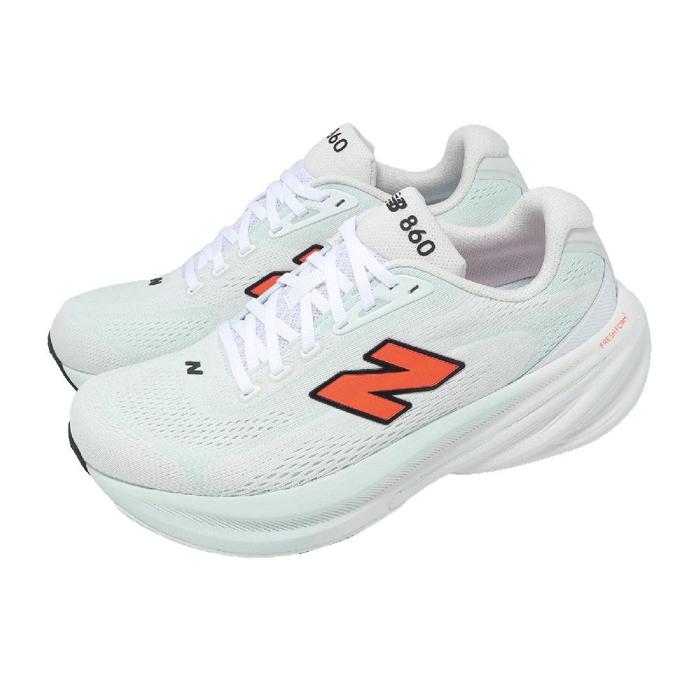 New Balance 紐巴倫 慢跑鞋 Fresh Foam X 860 V15 2E 寬楦 男鞋 白橘 緩震 M86039G-2E