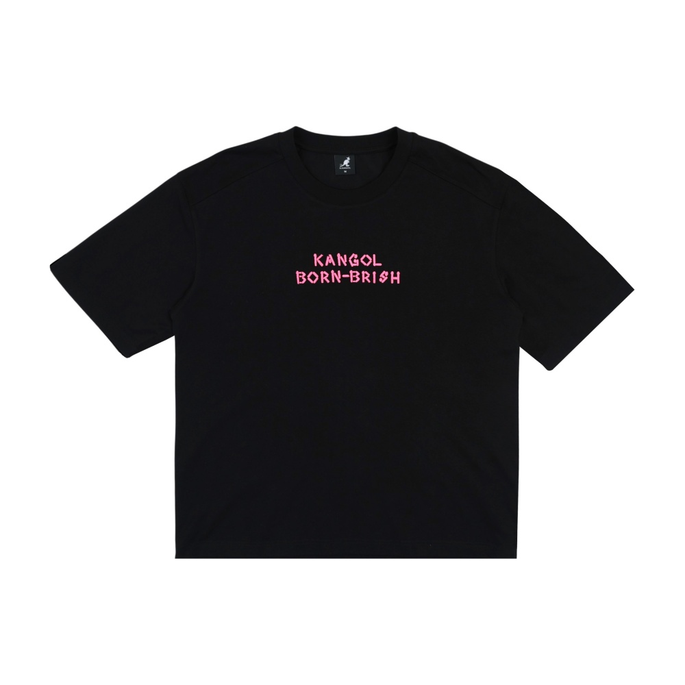 KANGOL KANGOL 短T 黑色 字母 涼感 微落肩 短袖 中性 6625101020
