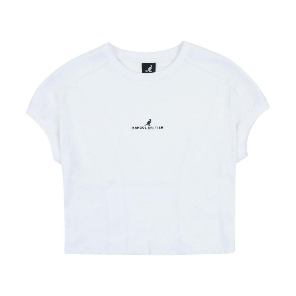 KANGOL KANGOL 短T 白色 時尚 修身 短袖 上衣 女 6622100300