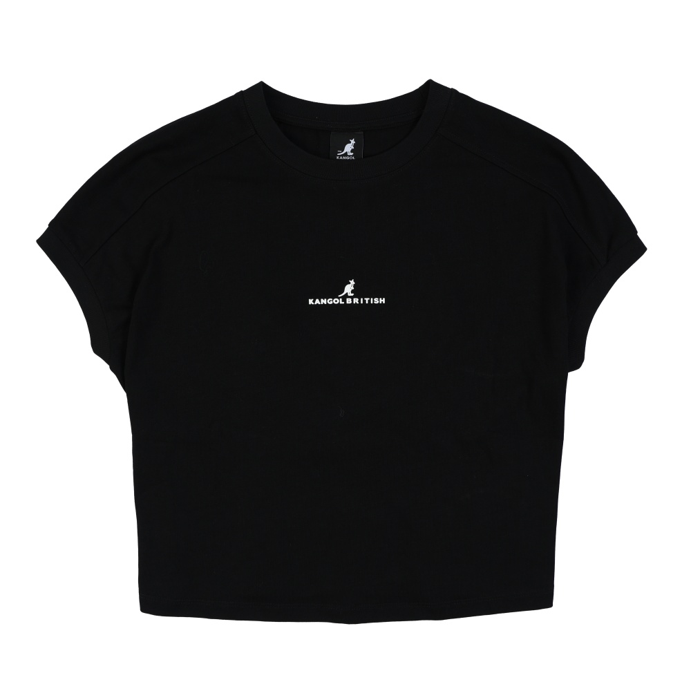 KANGOL KANGOL 短T 黑色 時尚 修身 短袖 上衣 女 6622100320
