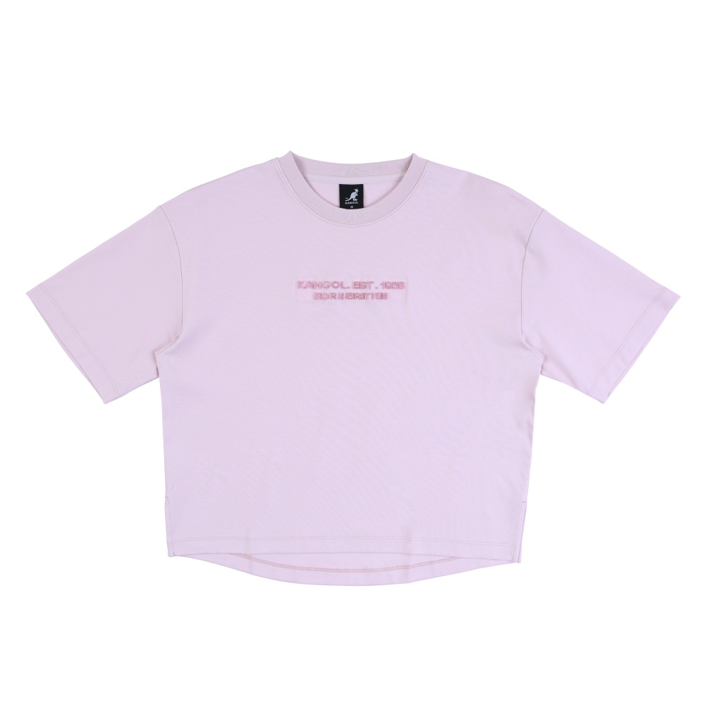 KANGOL KANGOL 短T 粉紅 涼感 百搭 素色 短袖 上衣 女 6622101041