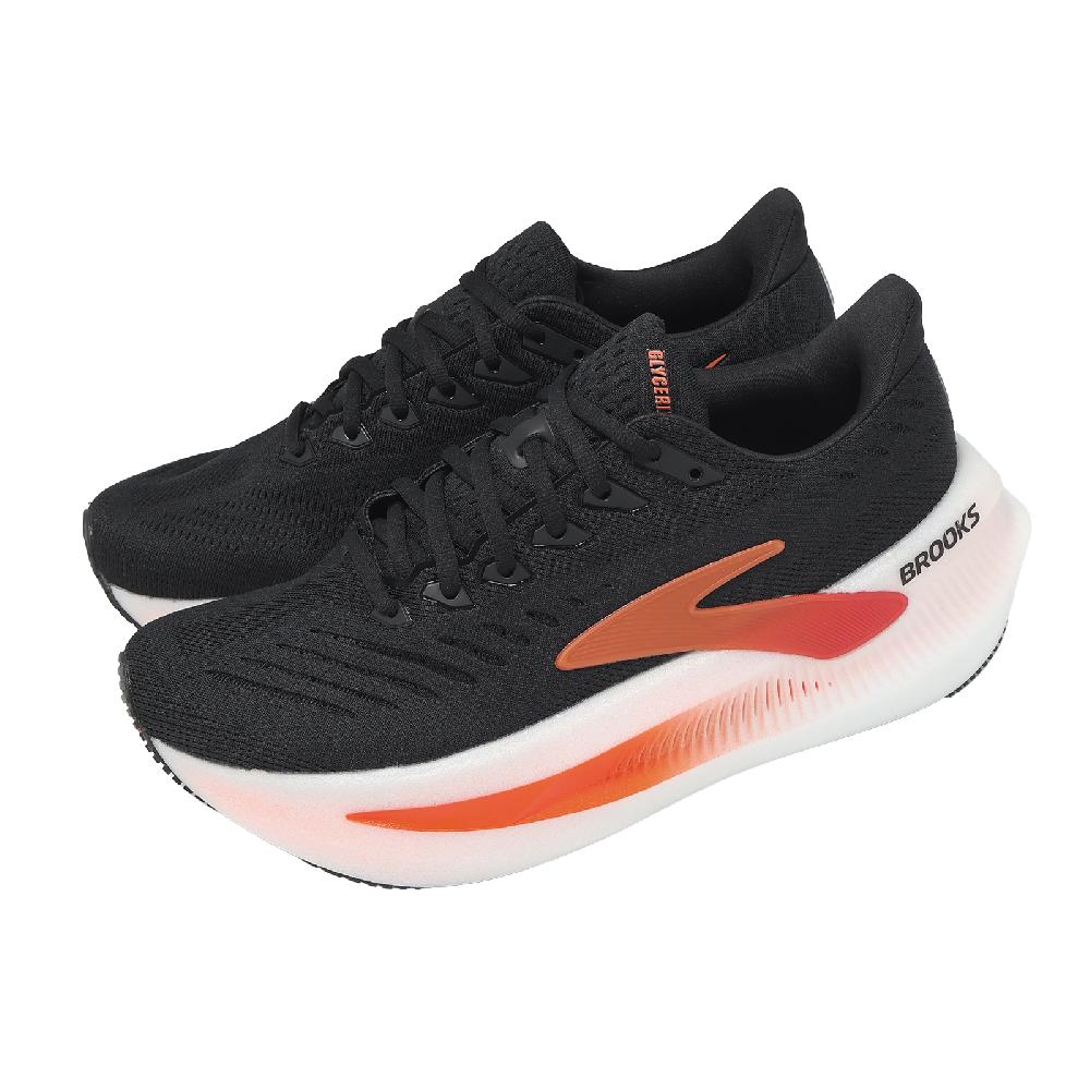 BROOKS 慢跑鞋 Glycerin Max 2 男鞋 黑 橘 甘油極致系列 厚底 氮氣 1104791D071
