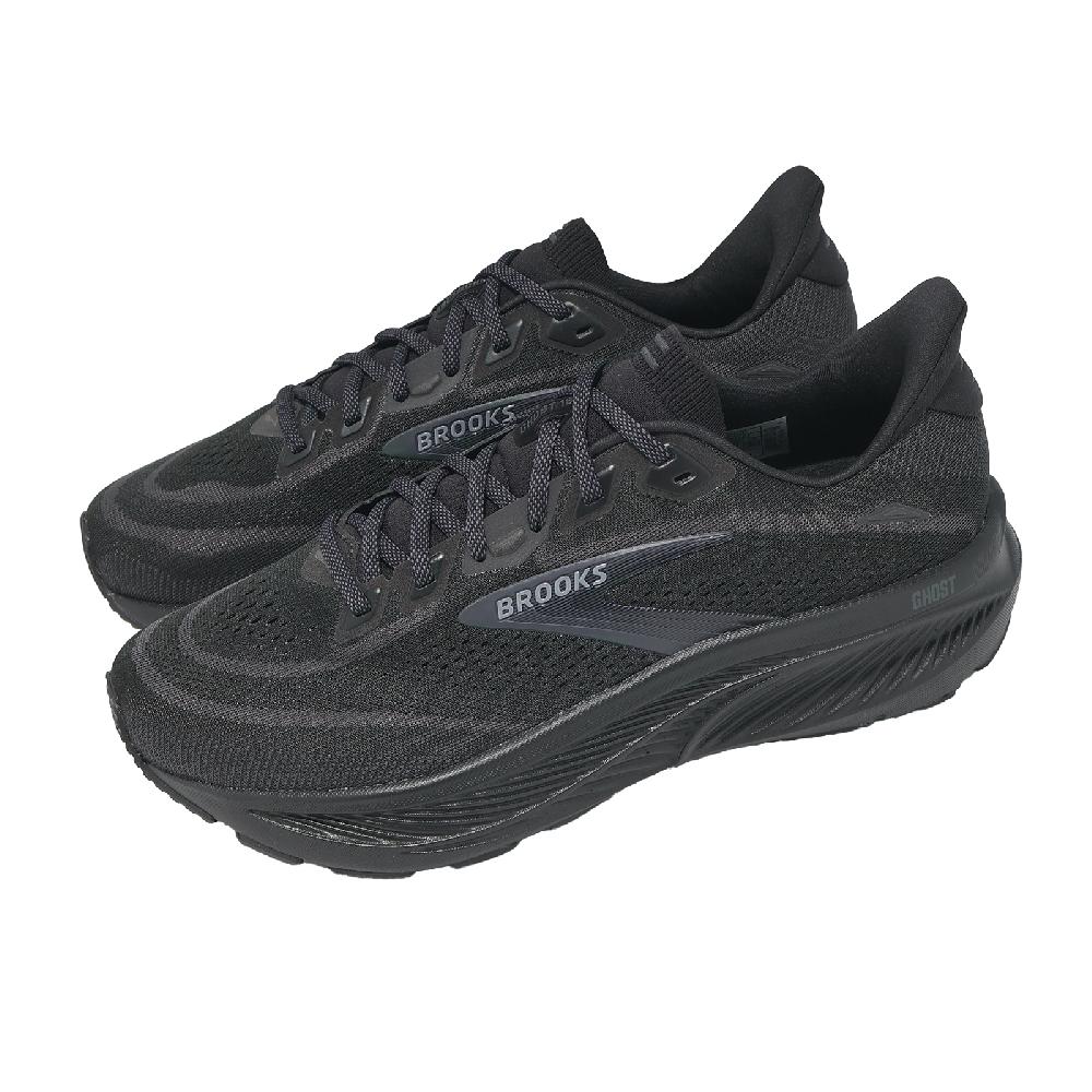 BROOKS 慢跑鞋 Ghost 18 4E 超寬楦 男鞋 黑 魔鬼系列 支撐 緩震 1104934E020