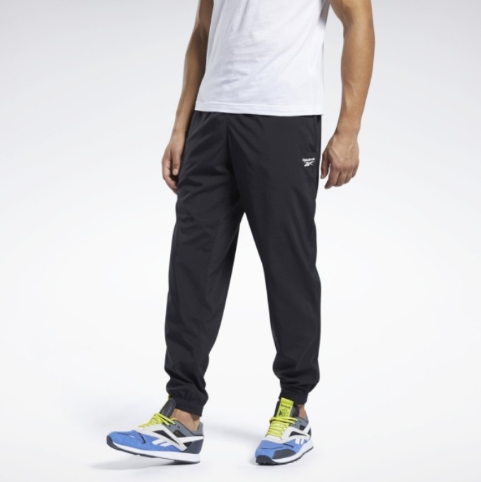 Reebok REEBOK 長褲 黑色 縮口 訓練 運動褲 男 FP9141