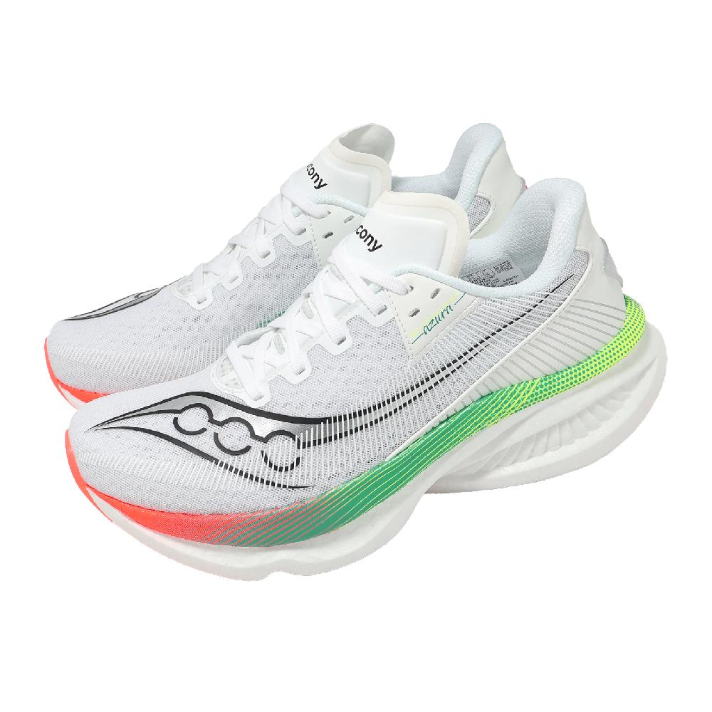 SAUCONY 索康尼 競速跑鞋 Endorphin Azura 男鞋 白 厚底 緩震 運動鞋 S1013291041