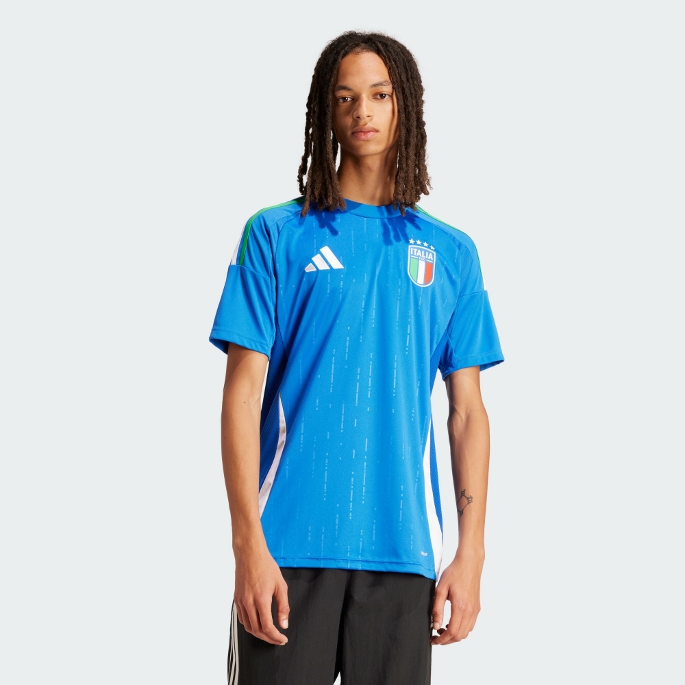 adidas 愛迪達 ADIDAS 短T FIGC A JSY 藍色 義大利 客場 短袖 球衣 男 IN0657