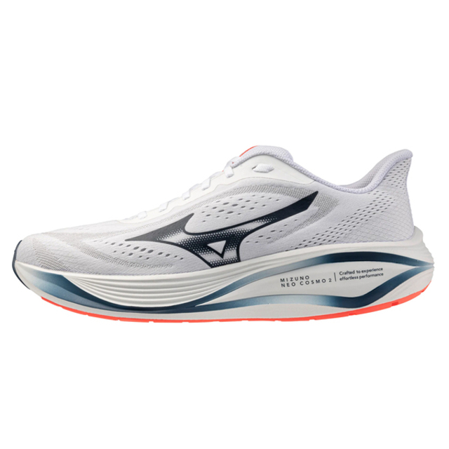 MIZUNO 美津濃 Mizuno 美津濃 Neo Cosmo 2 J1GM261251 男 慢跑鞋 支撐 緩震 競速 白 藍