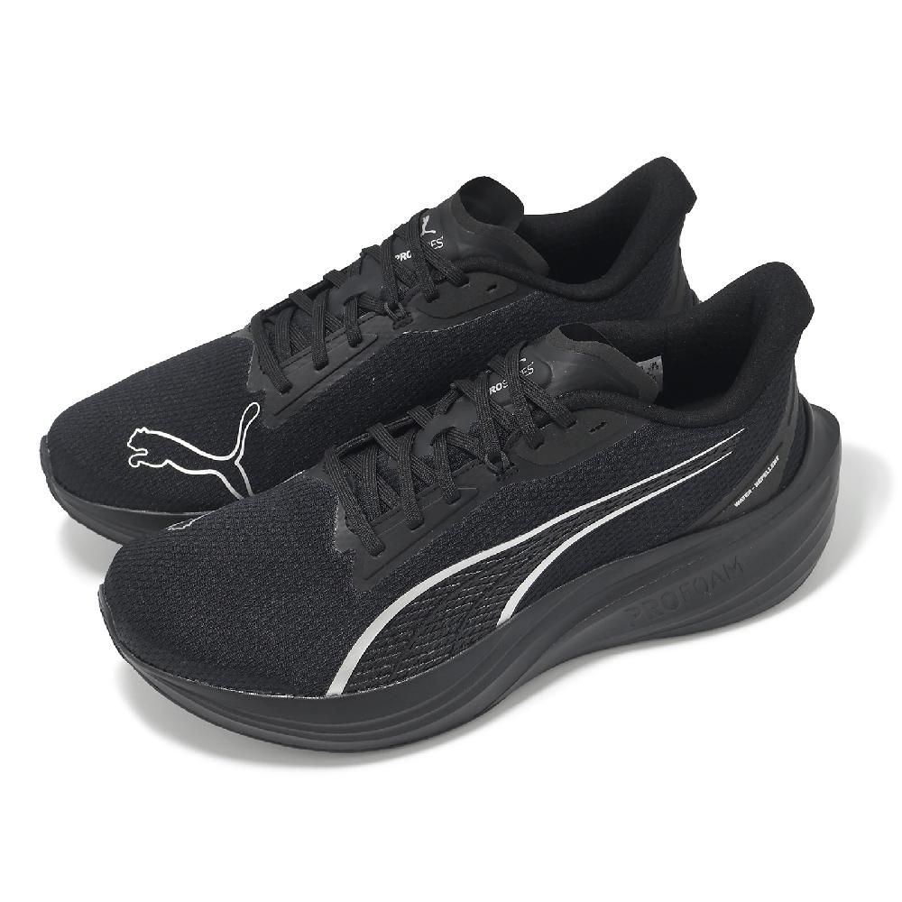 PUMA 彪馬 慢跑鞋 Darter Pro WTR 男鞋 黑 銀 防水鞋面 緩衝 運動鞋 310153-01