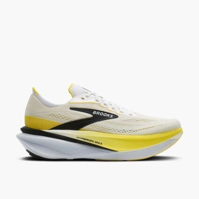 BROOKS Brooks 布魯克斯 Hyperion Max 4 [1104981D197] 男 慢跑鞋 緩震 競速 訓練鞋 米黃