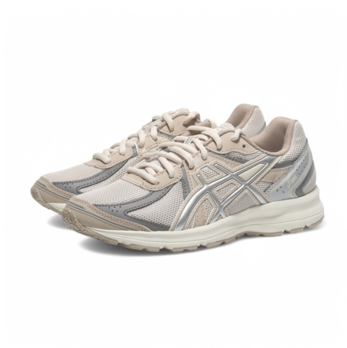 Asics 亞瑟士 ASICS 慢跑鞋 JOG 100S 卡其奶茶 復古 情侶鞋 男女 1203A684250