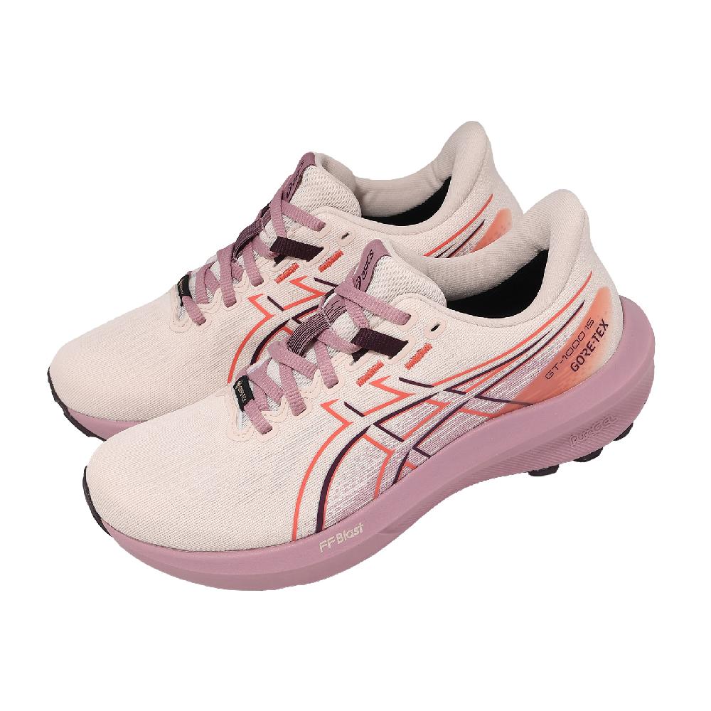 Asics 亞瑟士 慢跑鞋 GT-1000 15 GTX 女鞋 粉紅 防水 支撐 運動鞋 1012B996700